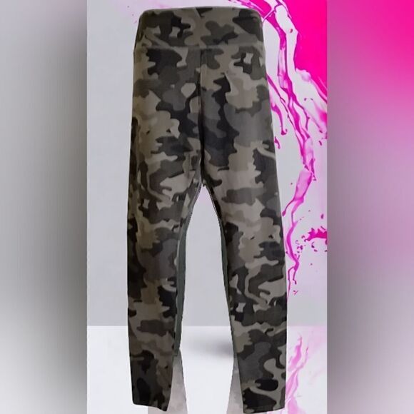 WILD FABLE Women's Leggings HIGH WAISTED Classic  GRAY CAMO LG - Picture 8 of 9